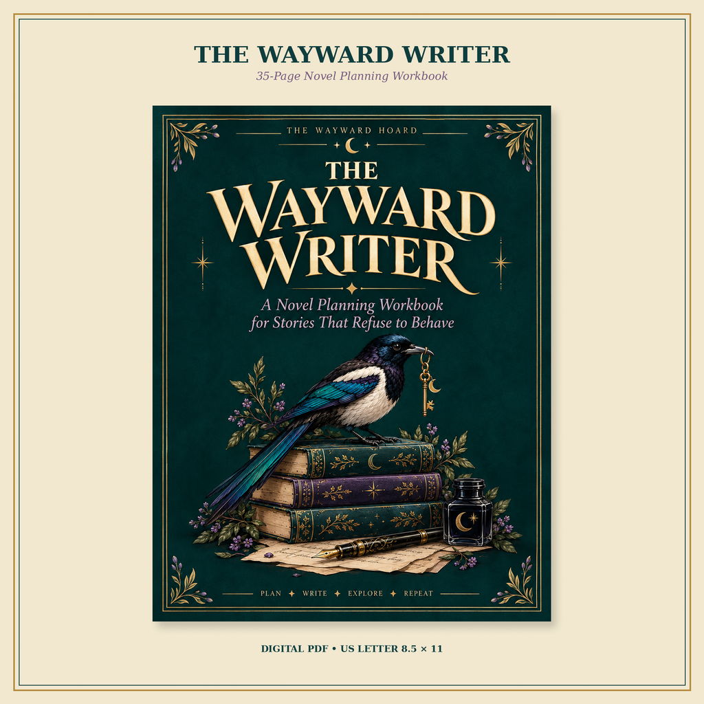 The Wayward Writer | 35-Page Novel Planning Workbook & Printable Writing Planner